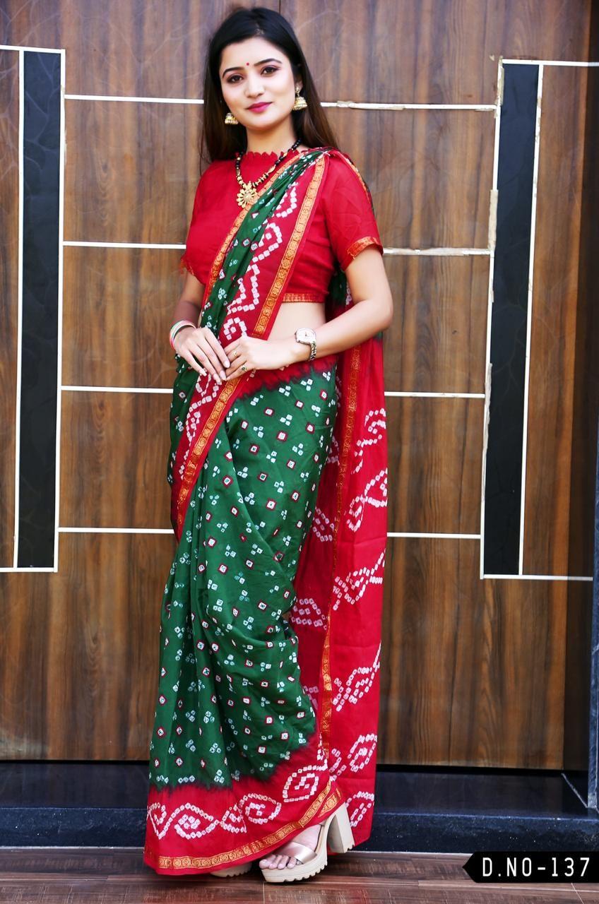 Ddd|44 Bandhani Saree